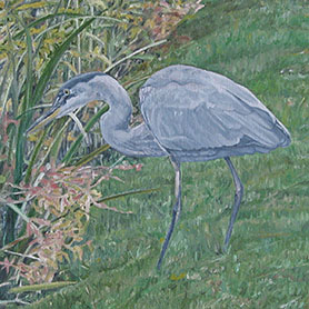 Heron Painting