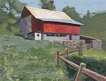 Barn painting