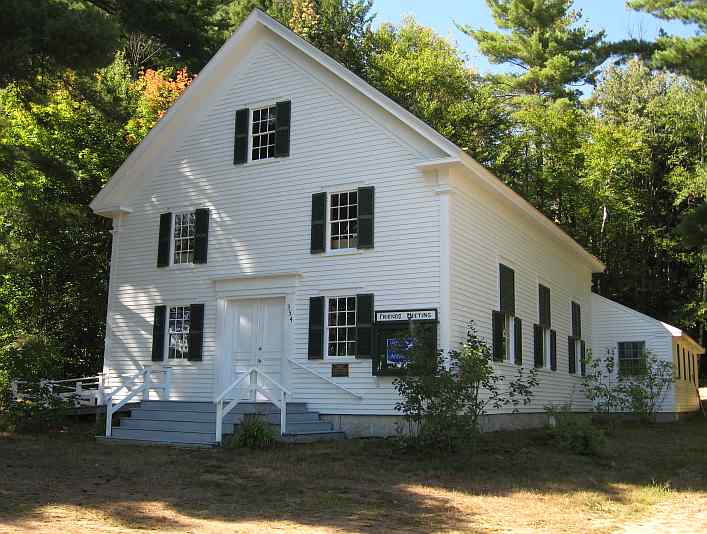[The outside of the North Sandwich Friends Meetinghouse]