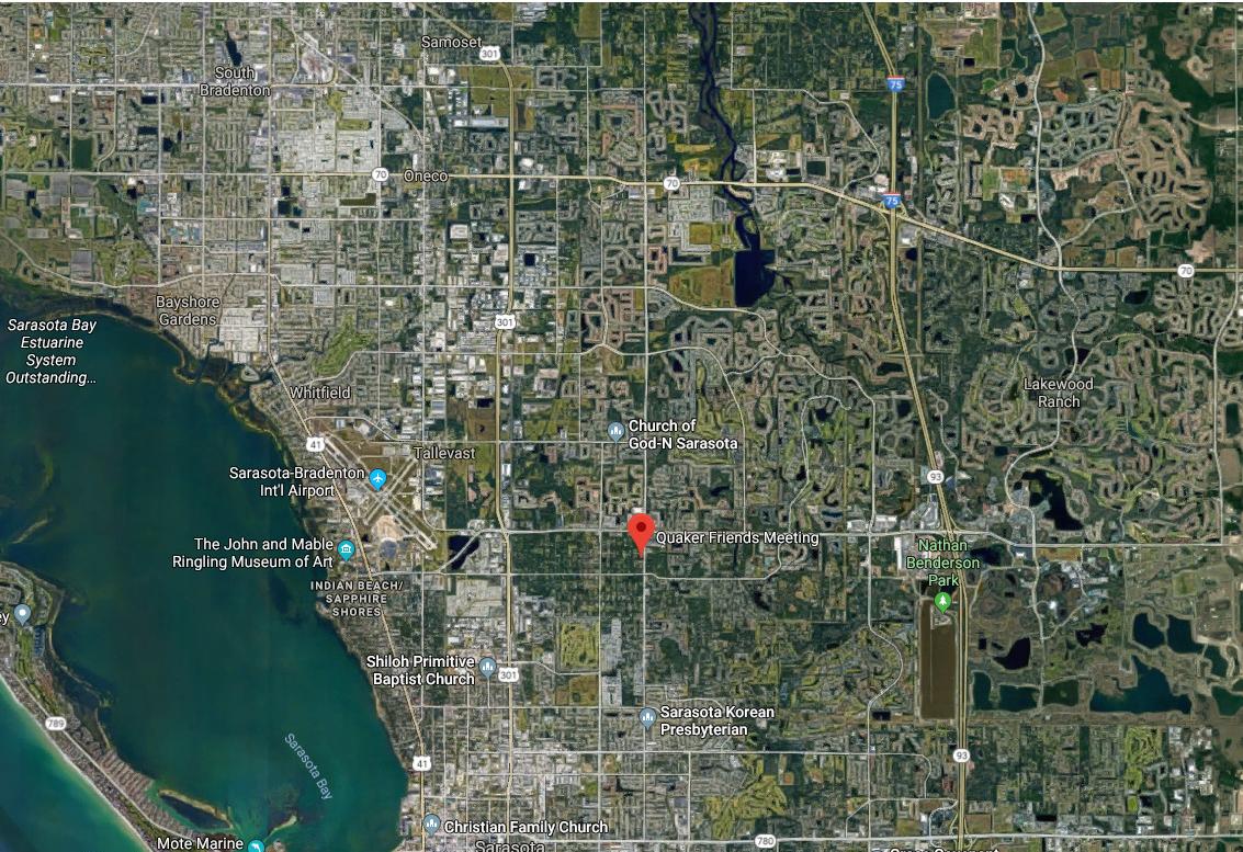 Quaker Sarasota Google Map